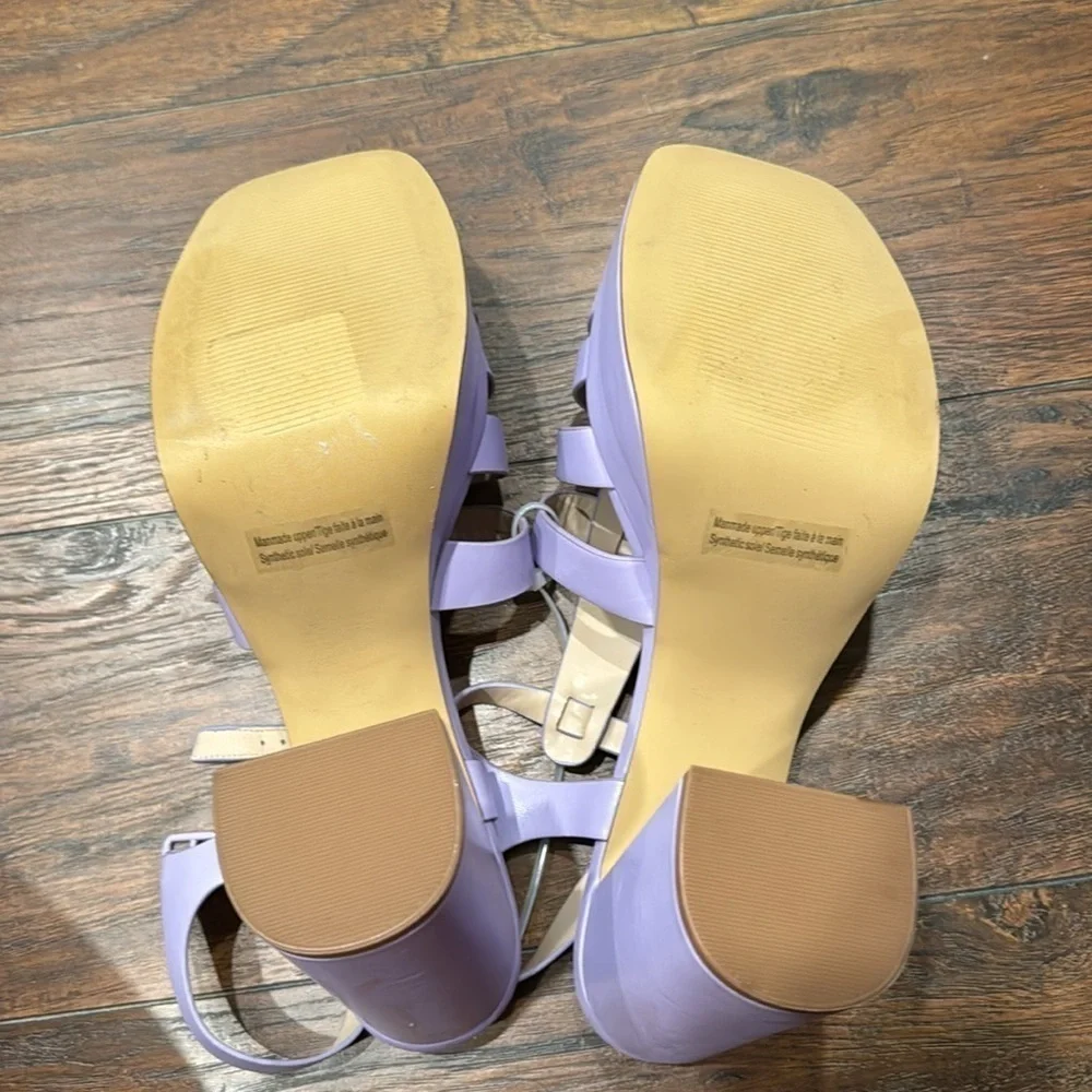NEW! BP Purple Amaya Fisherman Platform Sandals - Size 9.5 🚜
